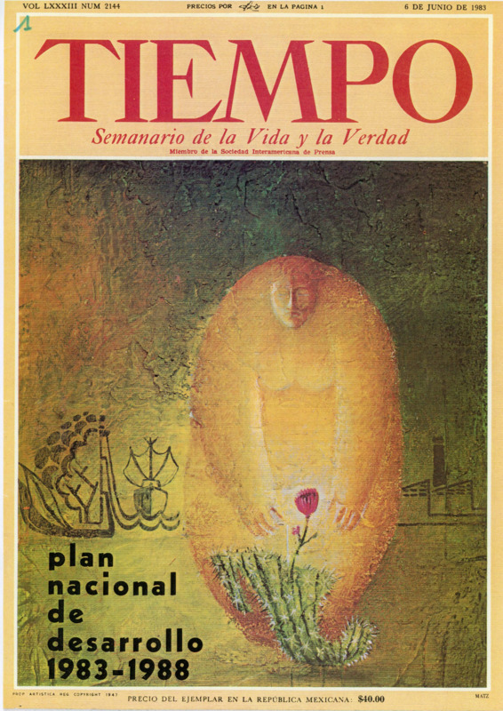 עיתונות, Edith Adi (1983), עידית עדי, תערוכת יחיד, Galeria Kin (Mexico City), 1983, Galeria Kin - 1983 - עידית עדי - tiempo.pdf
