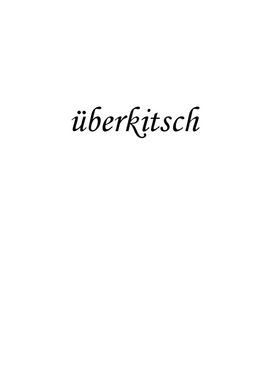 קטלוג, אוברקיטש uberkitsch, תערוכה קבוצתית, בית בנימיני, המרכז לקרמיקה עכשווית (תל אביב), 2012