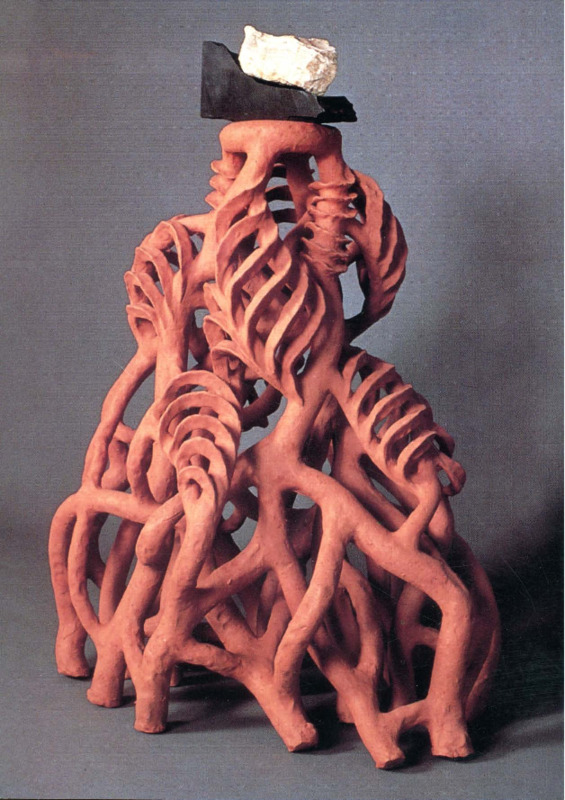 הזמנה, Ceramic Structures (1988), רינה פלג, תערוכת יחיד, Queens museum (New York), 1988