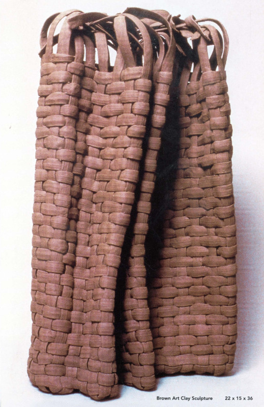 הזמנה, Woven Ceramic Sculptures 1980-1986, רינה פלג, תערוכת יחיד, Ceramic Art Gallery at the Clay Art Center (New York), 2001